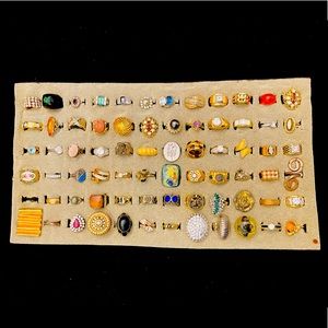 Vintage costume rings